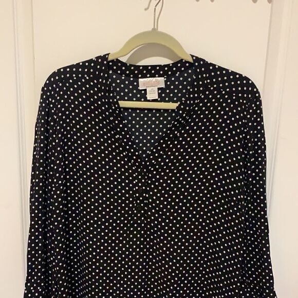 Great expectations Maternity polka dot top - Picture 3 of 7
